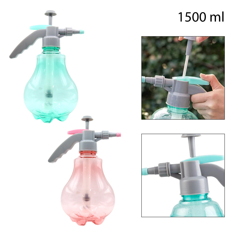 BOTELLA DE AGUA CON PULVERIZADOR PARA RIEGO 1.5LTS