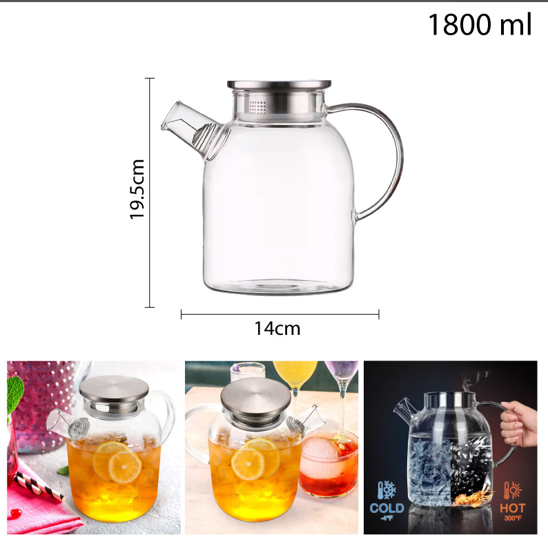 TETERA DE VIDRIO TÉRMICA 1.8 LTS