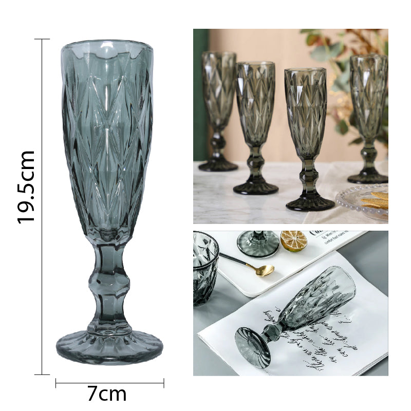 COPA DE VINO GRIS 160ML