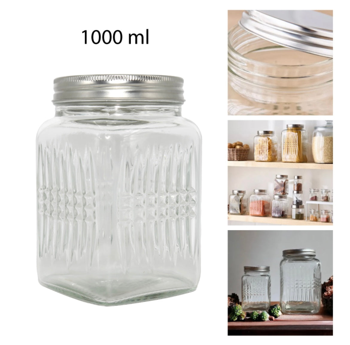 FRASCO ALMACENAMIENTO DE VIDRIO 1000 ML