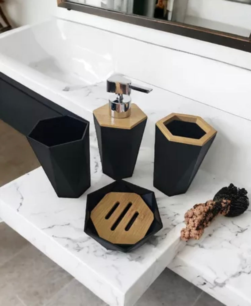 SET JUEGO DE BAÑO DE 4 PCS