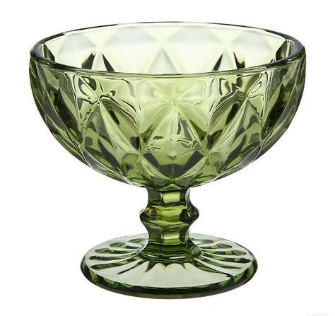 COPA PARA POSTRE VERDE 400ML