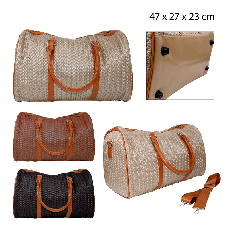 BOLSO DE VIAJE TEXTURIZADO