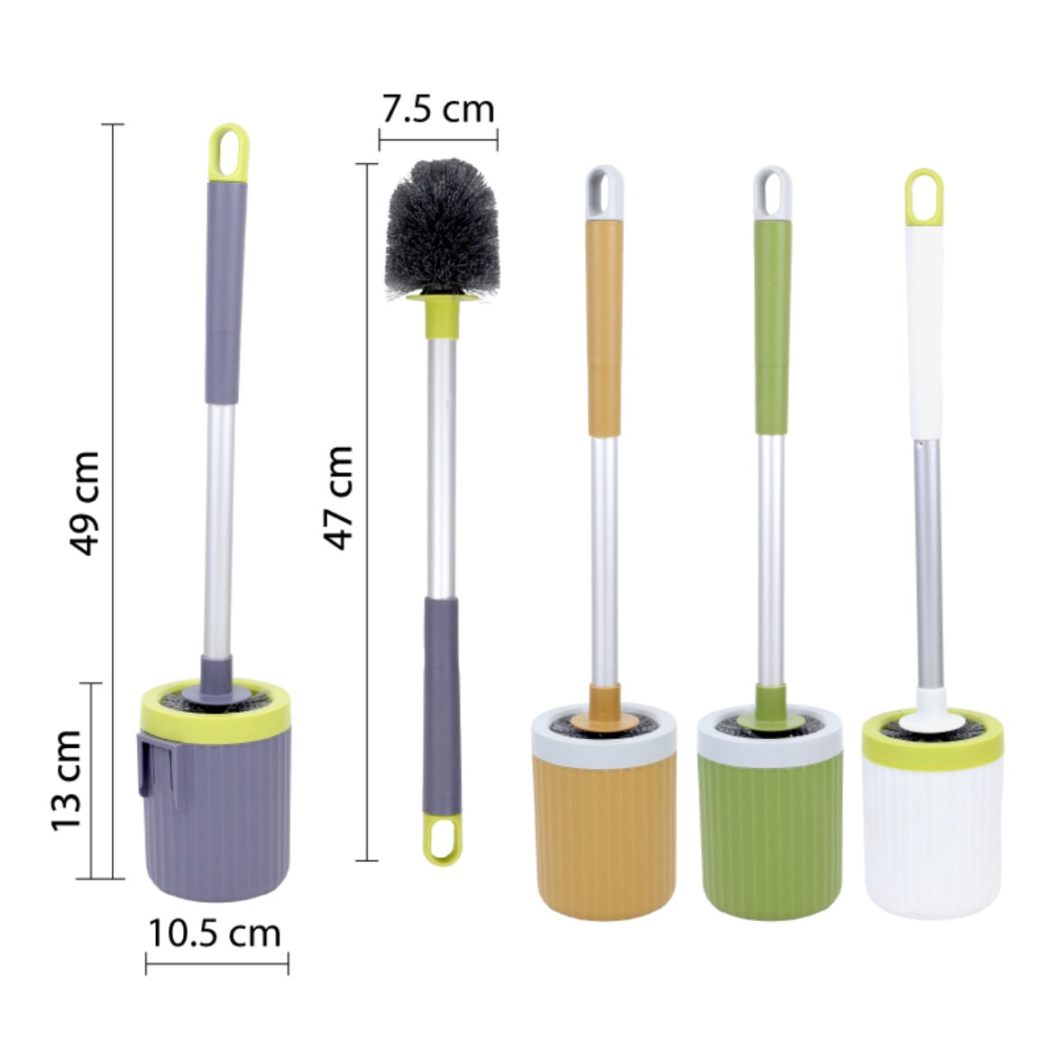 CEPILLO PARA INODORO CON BASE REDONDA