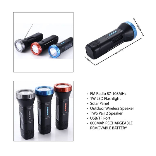 LINTERNA PARLANTE PORTATIL V2 Ð CABLE MICRO USB