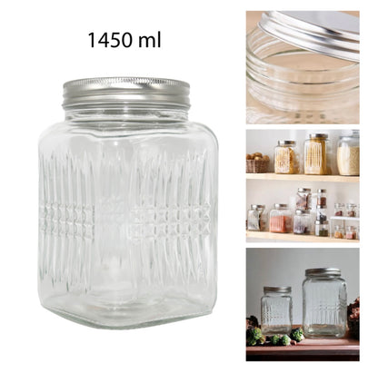 FRASCO ALMACENAMIENTO DE VIDRIO 1450 ML