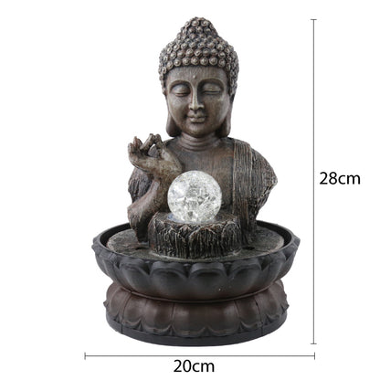 FUENTE DE AGUA BUDA CON LUZ