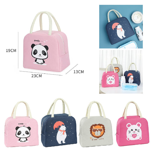 LONCHERA INFANTIL DISEÑO DE ANIMALES