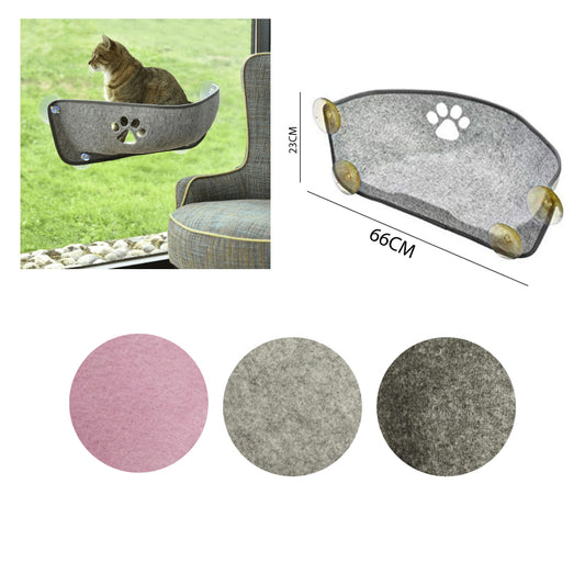 CAMA HAMACA CON VENTOSA PARA GATOS