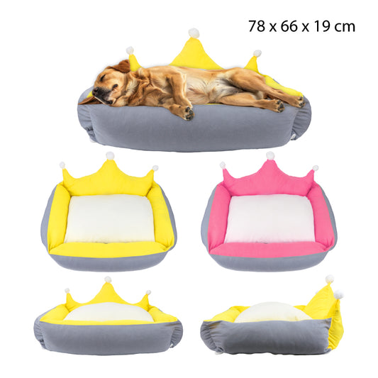 CAMA PARA PERROS GRANDE -  DISEÑO CORONA