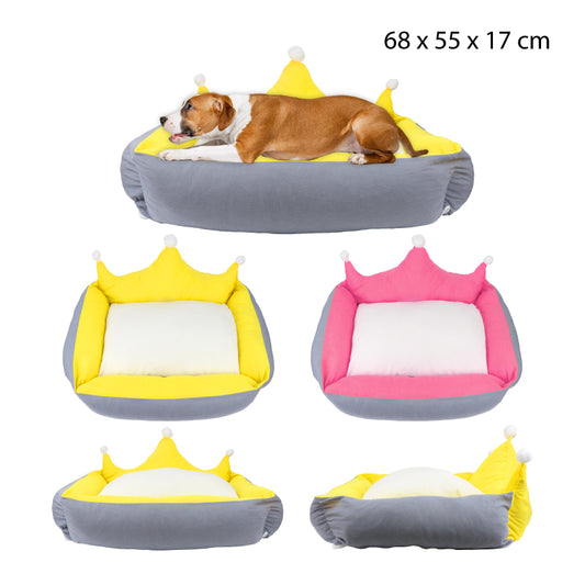 CAMA PARA PERROS MEDIANA - DISEÑO CORONA