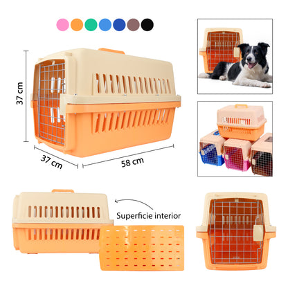 TRANSPORTADOR PARA MASCOTAS GRANDES 37 X 58 CM