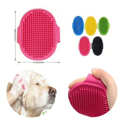 CEPILLO DE SILICONA PARA LIMPIEZA DE MASCOTAS