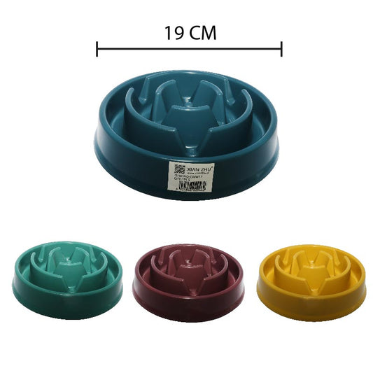 PLATO PARA MASCOTAS- ANTI ANSIEDAD 19 CM