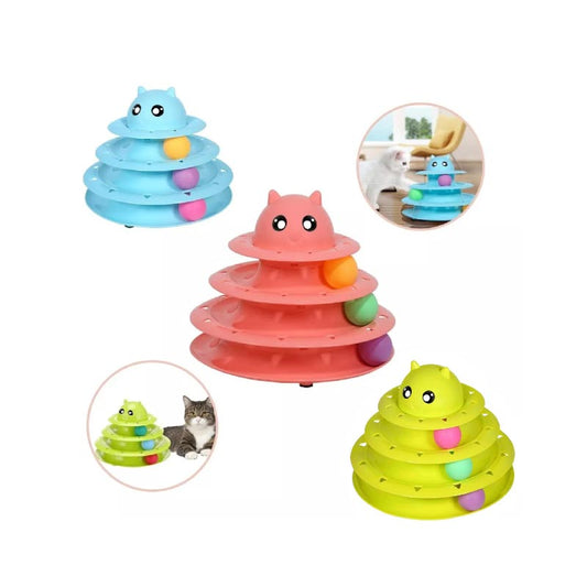 JUGUETE INTERACTIVO PARA MASCOTAS - 3 NIVELES