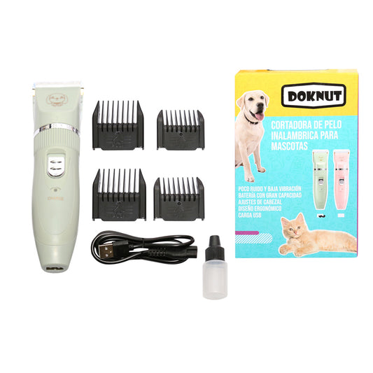 MAQUINA CORTADORA DE PELO INALAMBRICA PARA MASCOTA