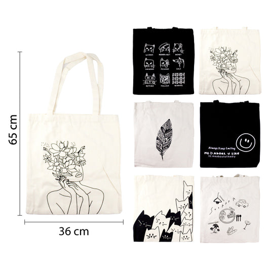 TOTEBAG MEDIANA DISEÑOS SURTIDOS