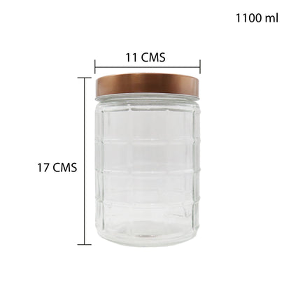 FRASCO ALMACENAMIENTO DE VIDRIO 1100 ML