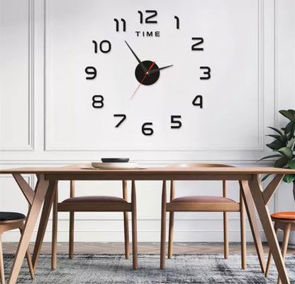 RELOJ DE PARED ARMABLE DIY ADHESIVO 50CM – 110CM (AJUSTABLE)