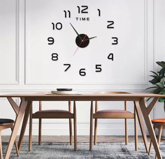 RELOJ DE PARED ARMABLE DIY ADHESIVO 50CM – 110CM (AJUSTABLE)