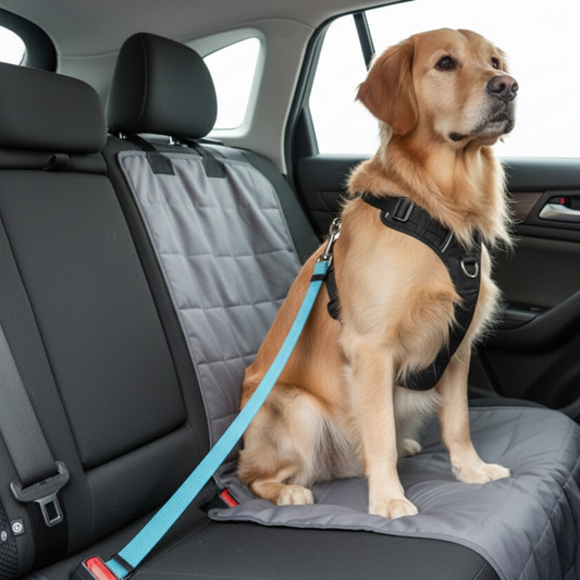 CINTURÓN DE SEGURIDAD VEHICULAR PARA MASCOTAS