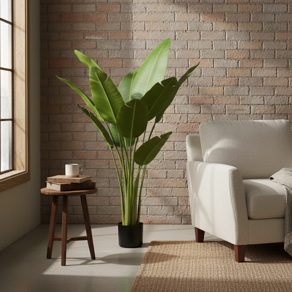 PLANTA ARTIFICIAL DE INTERIOR “PALMA VIAJERA” 90 CM