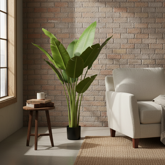 PLANTA ARTIFICIAL DE INTERIOR “PALMA VIAJERA” 90 CM