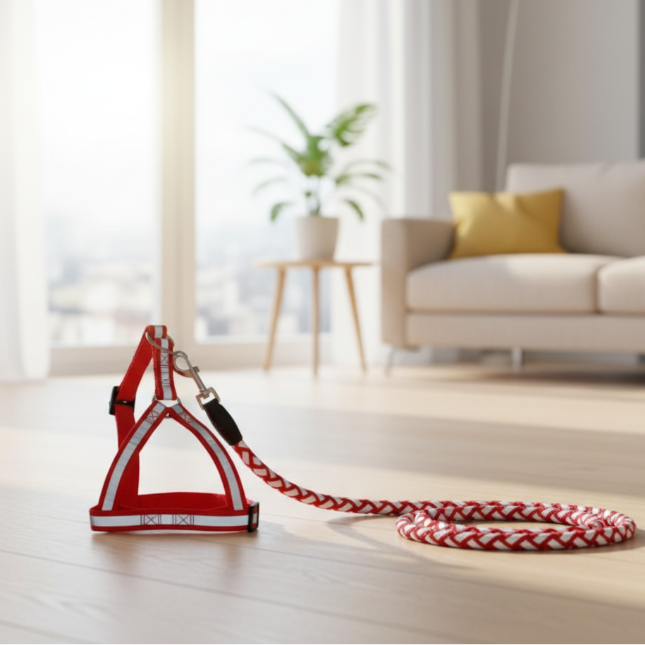 ARNÉS PARA MASCOTAS CON CORREA 1.2MT