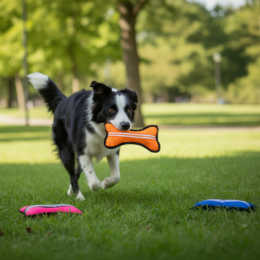 JUGUETE MASCOTA TELA REFLECTANTE