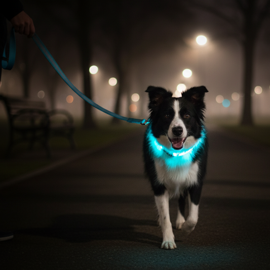 COLLAR CON LUZ LED PARA MASCOTAS