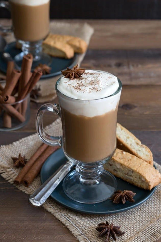 TAZA DE VIDRIO PARA CAPUCCINO 250ML
