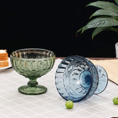COPA PARA POSTRE VERDE 400ML