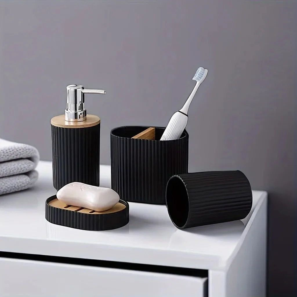 SET JUEGO DE BAÑO DE 4 PCS