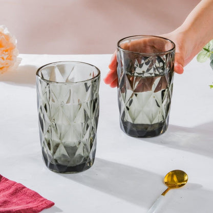 VASO GRIS DE VIDRIO 400 ML