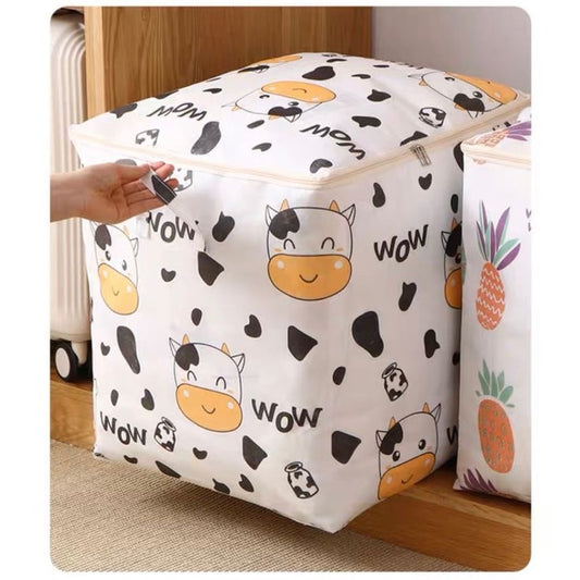 BOLSA PARA ROPA LAVANDERÍA DISEÑO VAQUITA