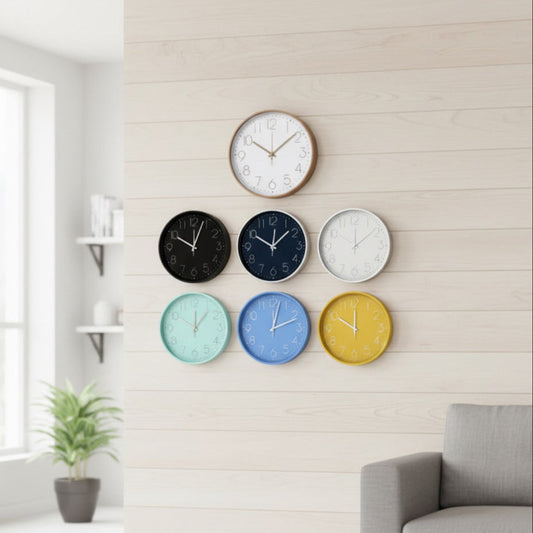 RELOJ ELEGANTE DE PARED 30CM DE DIAMETRO