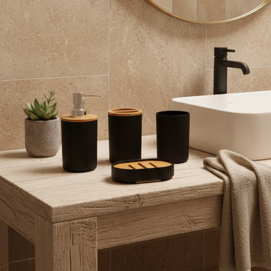 SET JUEGO DE BAÑO DE 4 PCS