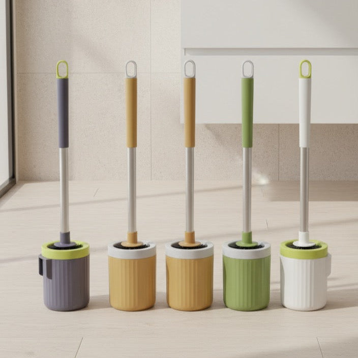 CEPILLO PARA INODORO CON BASE REDONDA