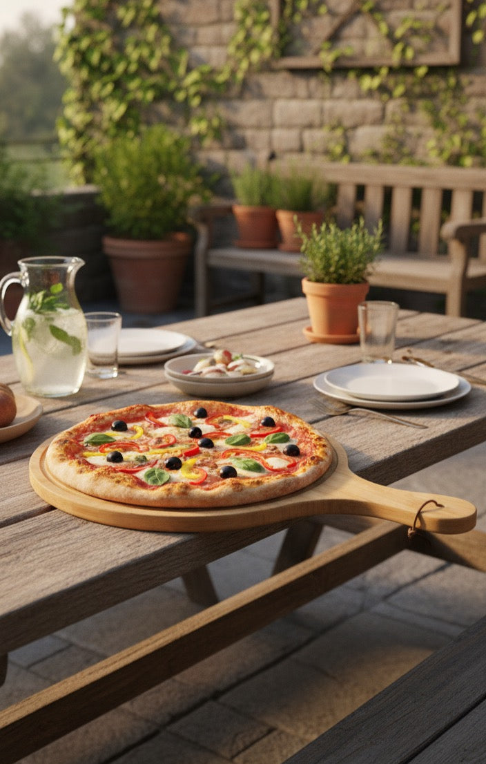 TABLA DE BAMBÚ PARA PIZZA 40X26 CM