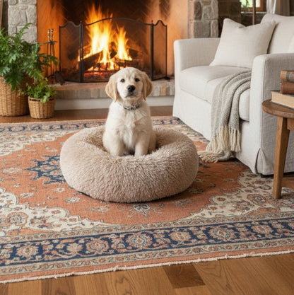 CAMA PELUDA PARA MASCOTAS D 40 CM