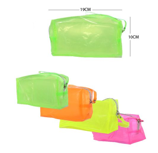 ESTUCHE COLORES FLUORESCENTES SEMI TRANSPARENTE