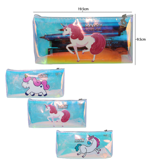 ESTUCHES CON DISEÑO DE UNICORNIOS
