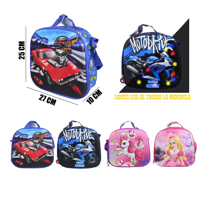LONCHERA INFANTIL CON LUCES