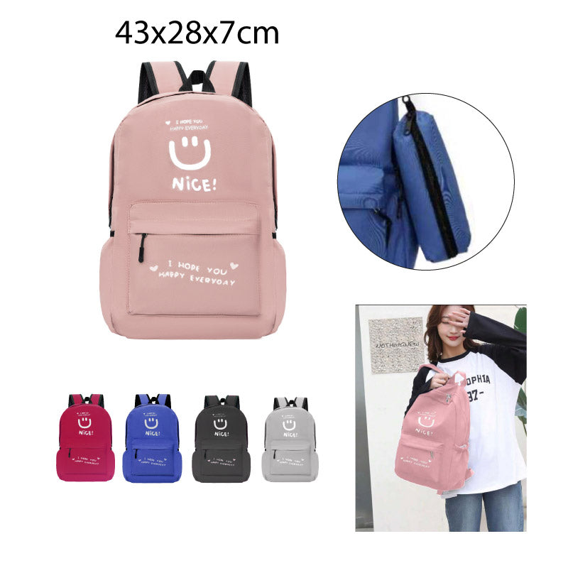 MOCHILA JUVENIL CON ESTUCHE INCLUIDO