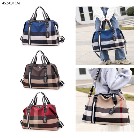 CARTERA DE VIAJE MODELO A RAYAS