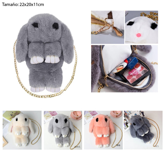 CARTERA DE MANO DE CONEJO