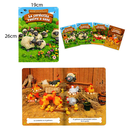 LIBROS DE CUENTOS INFANTILES “LA GRANJA FELIZ”
