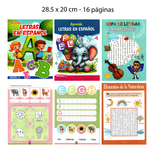 CUADERNO DE EJERCICIOS PARA NIÑOS – ALFABETO