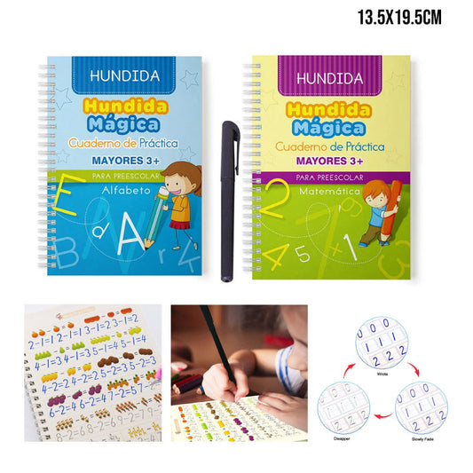 CUADERNO DE PRÁCTICA PREESCOLAR – ALFABETO Y MATEMÁTICAS