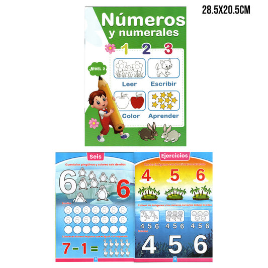 CUADERNO EDUCATIVO “NÚMEROS Y NUMERALES” – NIVEL 2